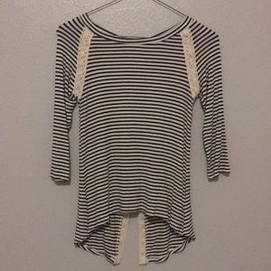Black & White Striped Shirt